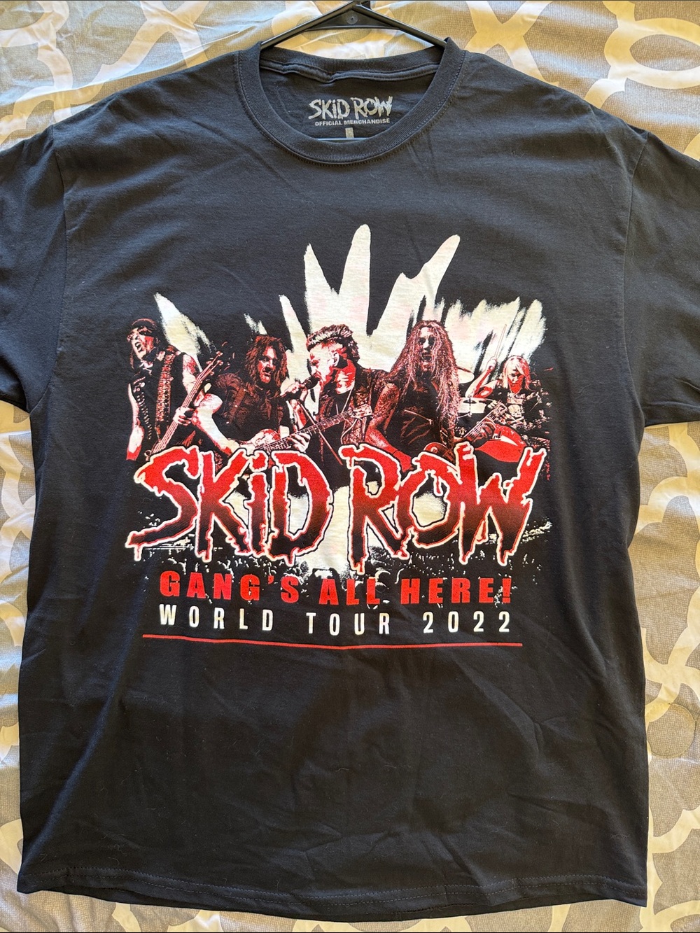 Skid Row ‘Gang’s All Here’ 2022 World Tour tee